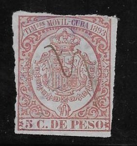 CUBA STAMP VFU  #DIC KRS3