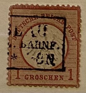 [AG] Germany 1872 Sc #4 Mi 4 USED Small Shield