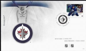 Canada scott 2675 Winnipeg Jets FDC 2013