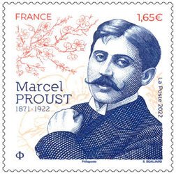 Scott #2022 Marcel Proust MNH