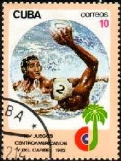 Water Polo, 14th C. American & Caribbean Games, Cuba SC#2528