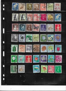 JAPAN COLLECTION ON STOCK SHEET MINT/USED