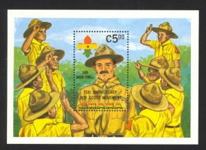 Ghana Sc# 798 Souvenir Sheet MNH 1982 Scouting Year