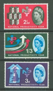 Great Britain #387p-389p  Single (Complete Set)