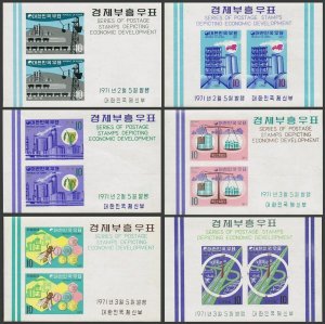 Korea South 738a-746a,MNH.Michel Bl.320-328. Economic Development,1971.