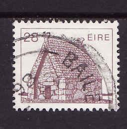 Ireland-Sc#639-used 28p rose lake St Mac Dara's Church-1985-8