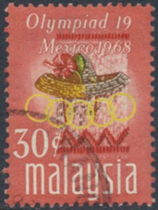 Malaysia   SC# 56  Used   Olympics Mexico  see details & scans