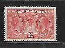 CAYMAN ISLANDS, 71, MINT HINGED, KING WILLIAM IV, KING GEORGE V