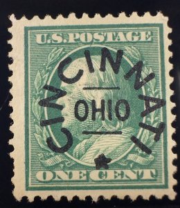 US Scott #331 F Used with Cincinnati overprint [COOL]