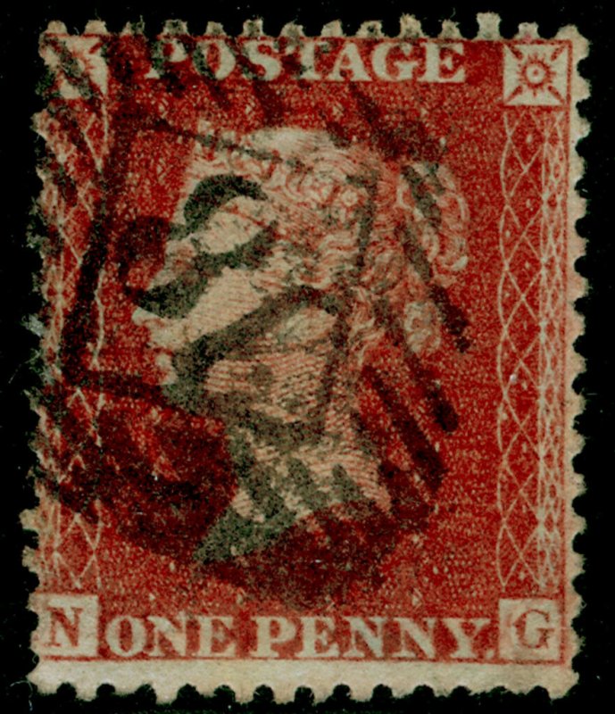 SG30, 1d brick-red, LC14, USED. Cat £45. NG