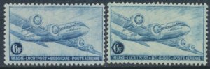Belgium   Sc# C8   MLH  pair for shades Air  DC4 Skymaster   see details  / s...