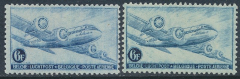 Belgium   Sc# C8   MLH  pair for shades Air  DC4 Skymaster   see details  / s...