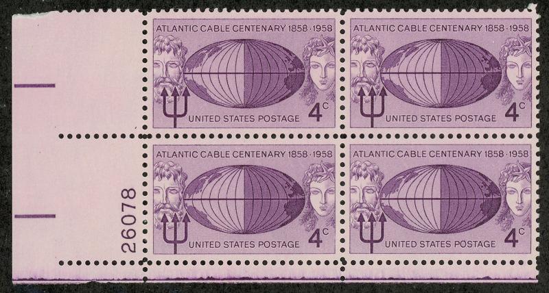 US 1112 MNH Plate Block LL 26078