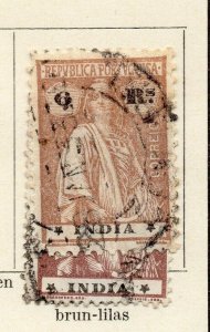 Portuguese India 1914 Early Issue Fine Used 6r. NW-172048