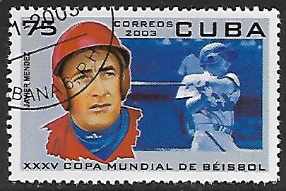 Cuba # 4353 - Baseball / Javier Méndez - unused / CTO....{R14}