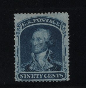 39 F-VF ( unused mint no gum ) with nice color cv $ 1400 ! see pic !