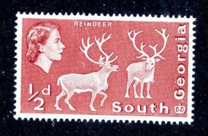 7035 BCX South Georgia 1963 scott #1 mnh** (offers welcome)