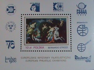 POLAND-1979-SC#2352-INTERNATIONAL SHOW-THE RAPE OF EUROPA MNH S/S VF