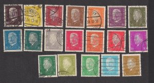 GERMANY SC# 366-84 F-VF U 1928-32