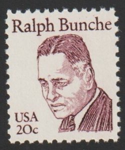 SC# 1860 - (20c) - Ralph Bunche, MNH Single