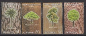 ST.VINCENT SG1014/7 1986 TIMBER RESOURCES MNH