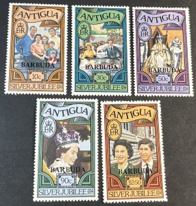 BARBUDA # 284-288-MINT NEVER/HINGED---COMPLETE SET---1977