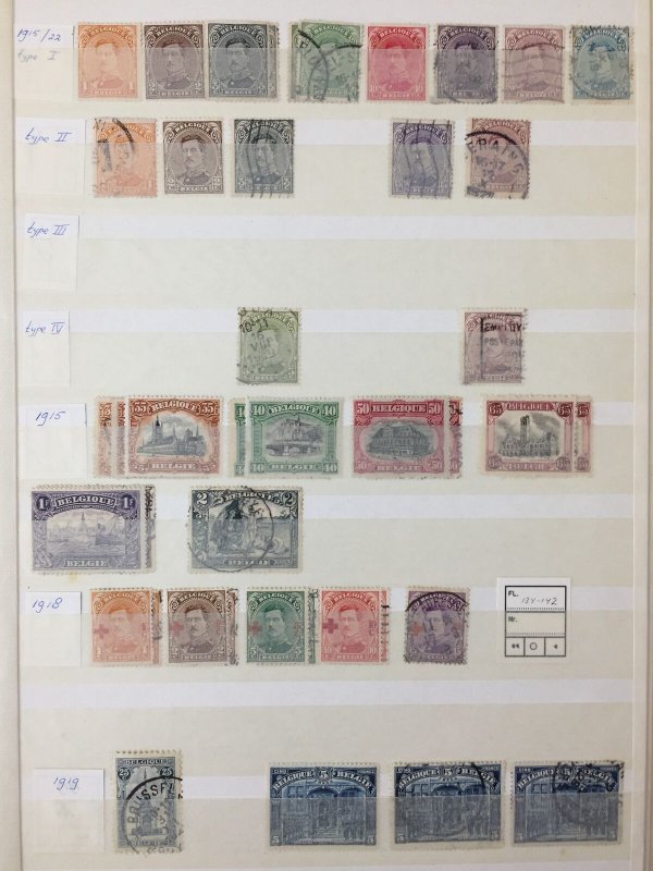 Belgium Large 1851/1965 M&U Collection(Apx 600 Items) GM2879