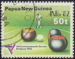 Papua New Guinea #571-574, Complete Set(4), 1982, Sports, Used