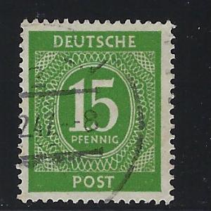 Germany AM Post Scott # 541, used