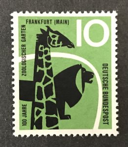 Germany  1958 #784, Frankfort Zoo, MNH.