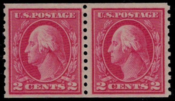 444 VF/XF OG NH, Pair, nicely centered ww1317