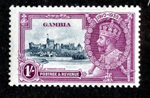 1935 Gambia Sc.# 128 m* cv $9 ( JUB 196 )