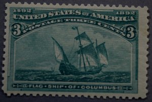 United States #232 Three Cent Columbian MNH