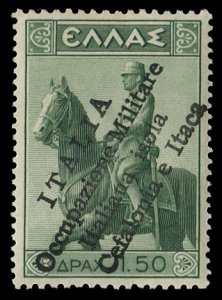 Italian WWII Occupation, Cefalonia & Ithaca #Sass. 69 Cat€220, 1942 1.50d g...