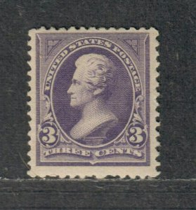 US Sc#253 M/NH/F-VF, Unwmk, Funky Bottom Perfs, Cv. $360