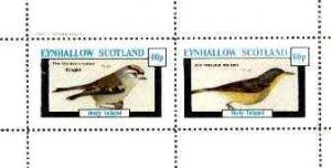 Eynhallow 1982 Birds #30 (Kinglet & Warbler) perf set...