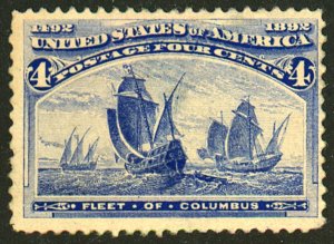 U.S. #233 MINT OG LH