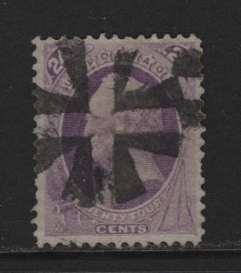 153 VF used neat fancy cancel with nice color cv $ 225 ! see pic !