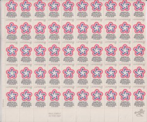 Sc# 1432 U.S 8¢  American Revolution Bicentennial 1971 sheet MNH FV $4.00