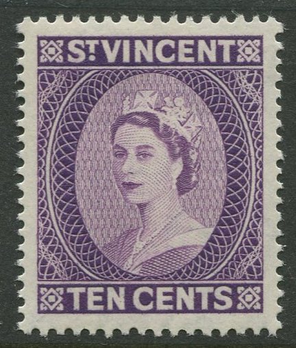 STAMP STATION PERTH St.Vincent #191 QEII Definitive 1955 MLH CV$0.45