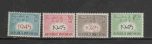 INDONESIA #479-482 1959 INDRODUCTION OF THE CONSTITUTION MINT VF NH O.G aa