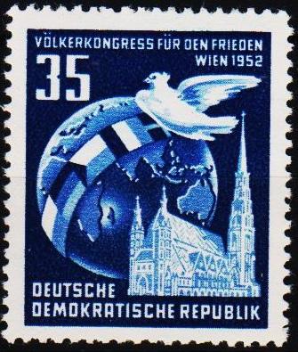 Germany(DDR).1952 35pf S.G.E98 Mounted Mint