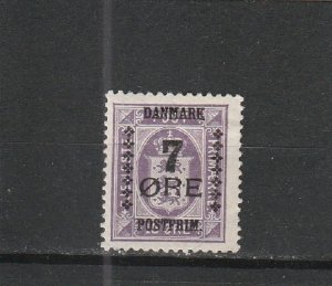 Denmark  Scott#  190  MH  (1926 Surcharged)