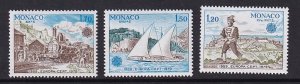 Monaco  #1178-1180  MNH  1979  Europa  first train arrival