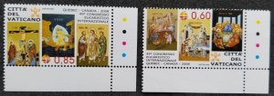 *FREE SHIP Vatican 49th Eucharistic World Congress Quebec 2008 (stamp color) MNH