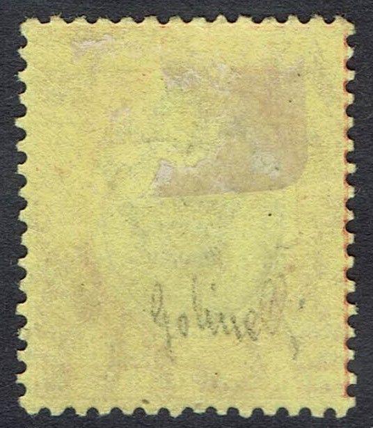 MALTA 1904 KEVII 5/- TOP VALUE