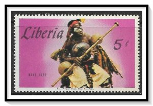 Liberia #468 Native Instruments MNH