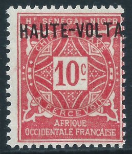 Upper Volta, Sc #J2, 10c MH