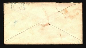 US 1876 Chicago Cover / Fancy Blue Cancel - Z18623