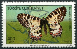 Turkey Sc#2423 MNH, 400L multi, Butterflies, 1988 (1988)